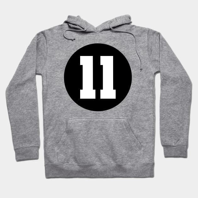 Number Eleven - 11 Hoodie by SPAZE